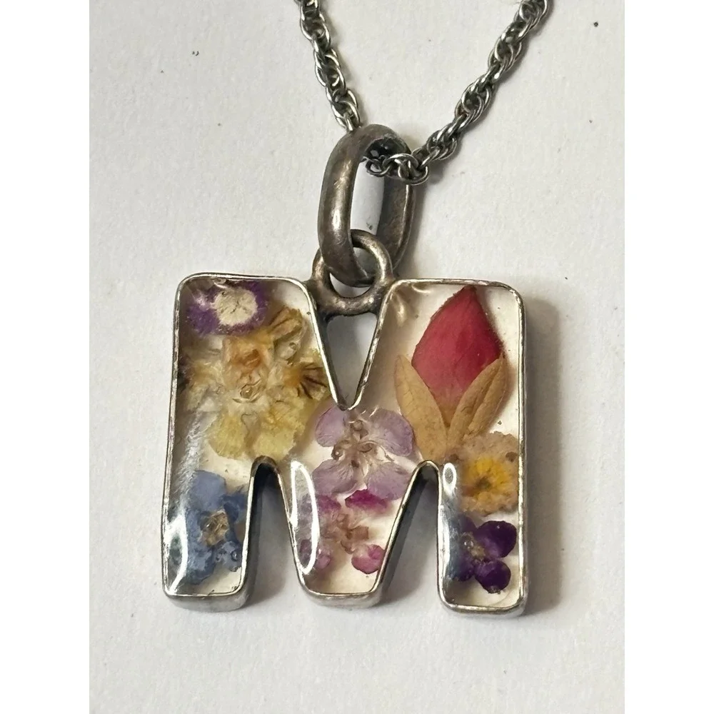 Sterling pendent sided
